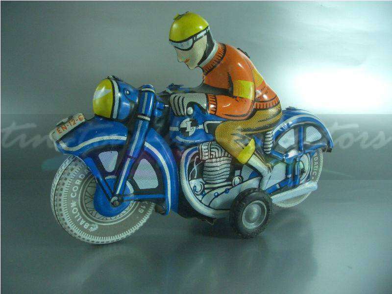 tin-toys-for-collectors Motobike lemez